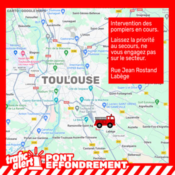 Effondrement d’un pont en construction à Labège