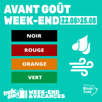 L’avant-goût de Bison Futé et de la météo